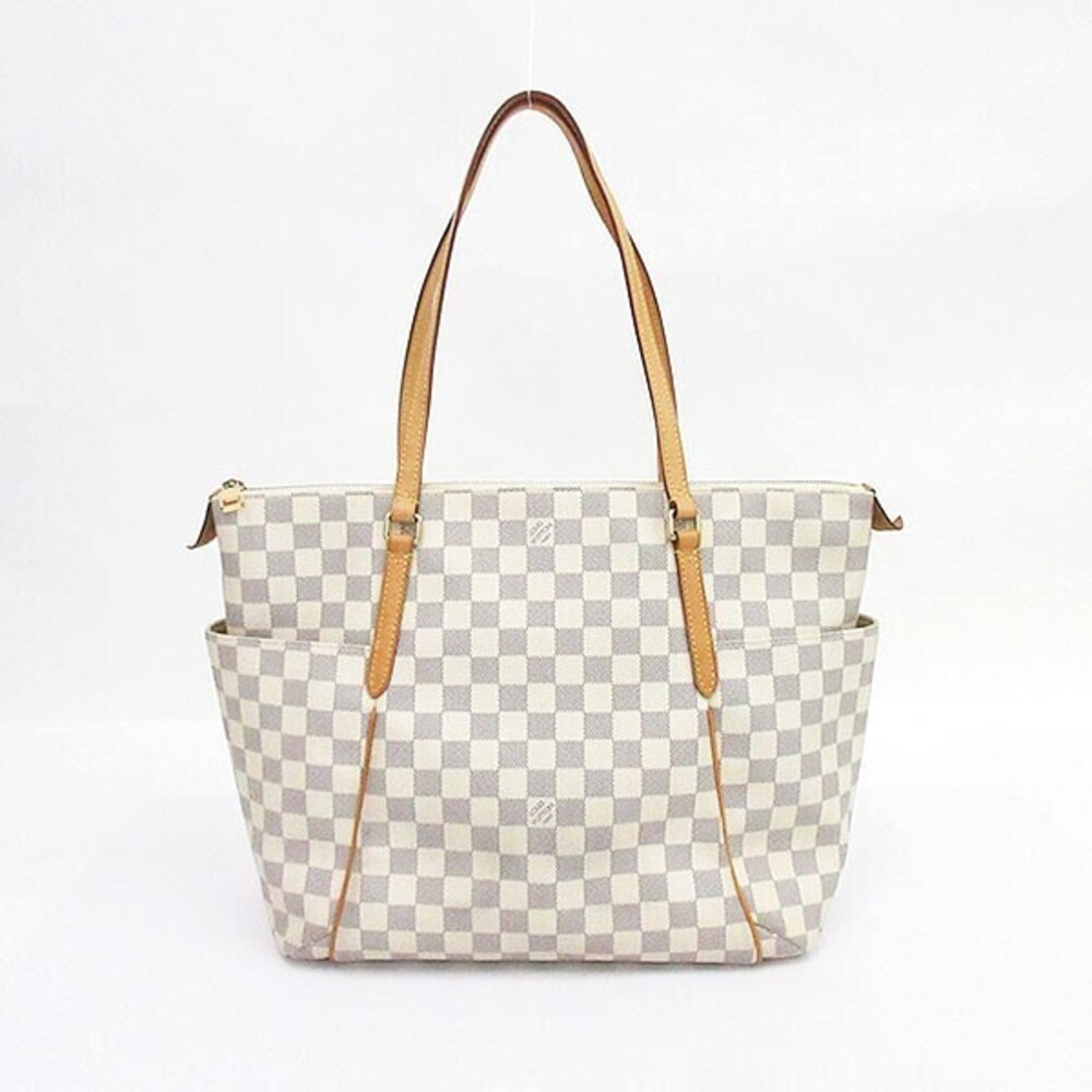LOUIS VUITTON Damier Azur White Totally Tote Bag